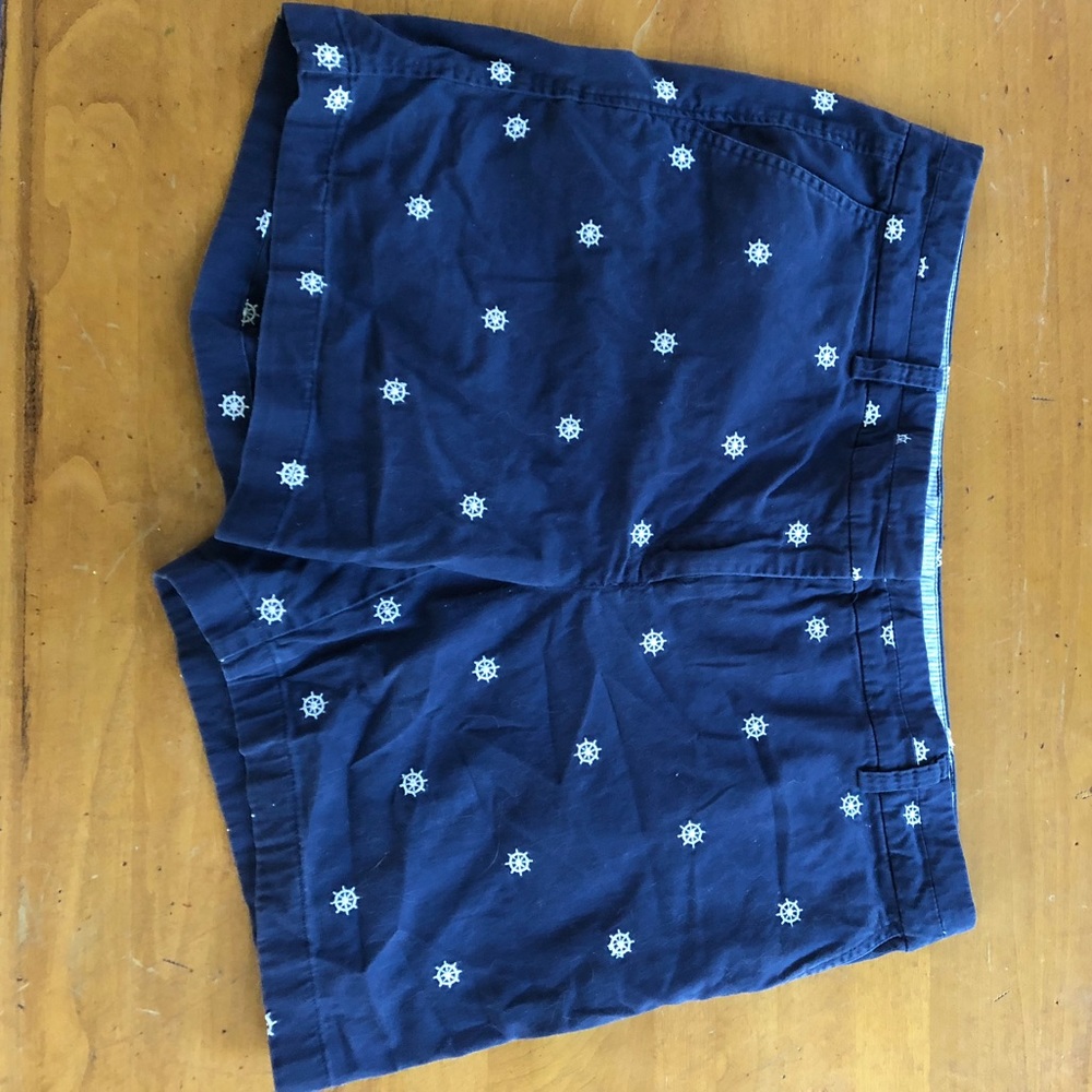 Nautical navy shorts